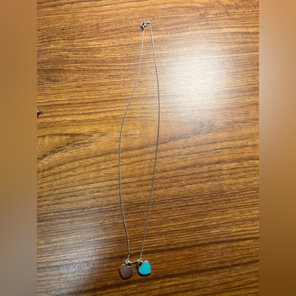 Return to Tiffany Double Heart Tag Pendant in Silver, Mini - Picture 4 of 4